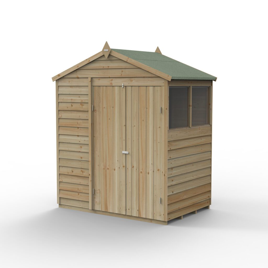 4LIFE Apex Shed 6×4 – Double Door – 2 Windows 5013053200865 2